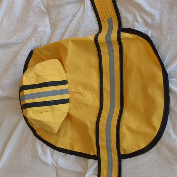 Small Yellow Reflective Dog Raincoat - Picture 1 of 10